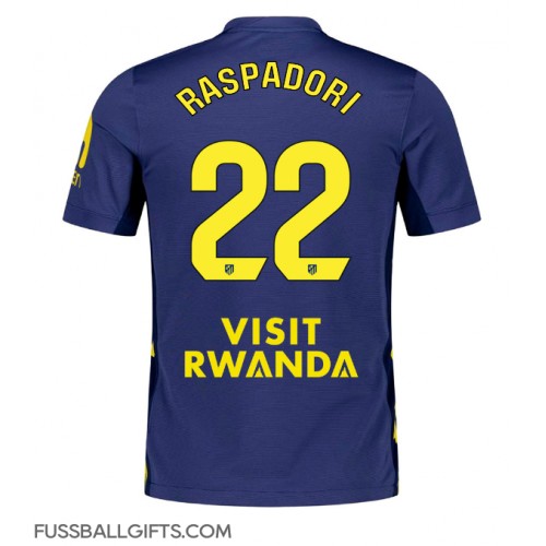 Atletico Madrid Giacomo Raspadori #22 Fußballbekleidung Auswärtstrikot 2025-26 Kurzarm
